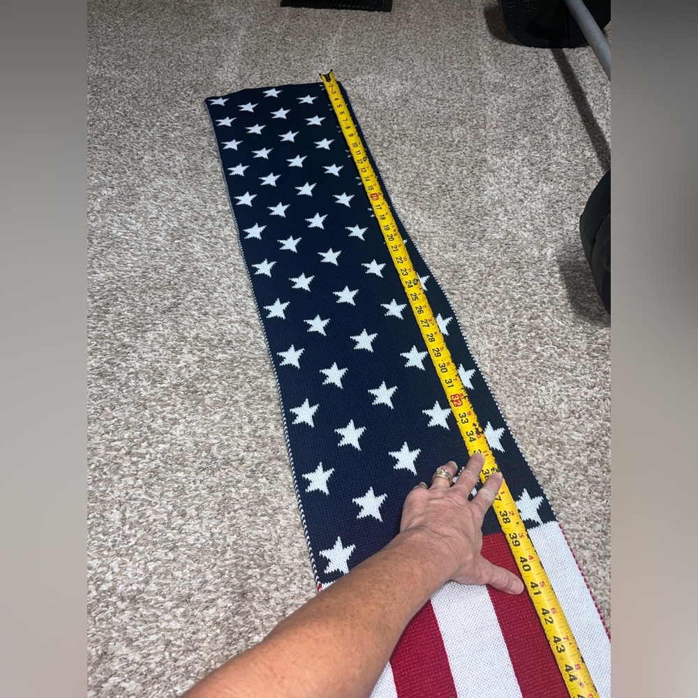 Patriotic Stars and Stripes Scarf - Picture 7 of 8